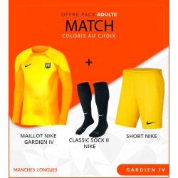 OFFRE PACK MATCH GARDIEN ADULTE GOALKEEPER MANCHES LONGUES