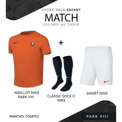 Ensemble Match MC Nike Park VIII et Short Park III