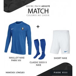 Ensemble Match ML Nike Park VIII et Short Park III