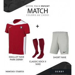 Ensemble Match Nike Park Derby et Short Park III