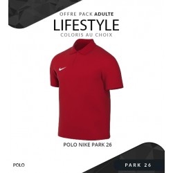 Pack Polo Nike Park 26 pour homme