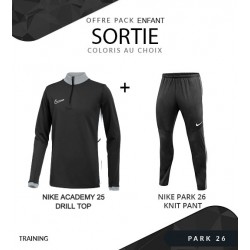 Pack Nike Academy 25 Demi Zip pour enfants