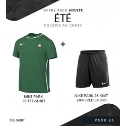 Pack Nike Park 26 Tee Shirt Short Football