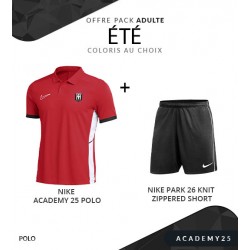 Pack Nike Academy 25 Polo Short pour homme