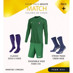 Ensemble Match ML Nike Park VIII et Short Park III