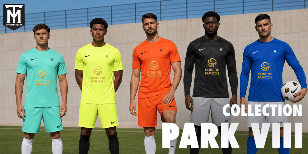 Collection Nike Park VIII - tenues football entraînement et match